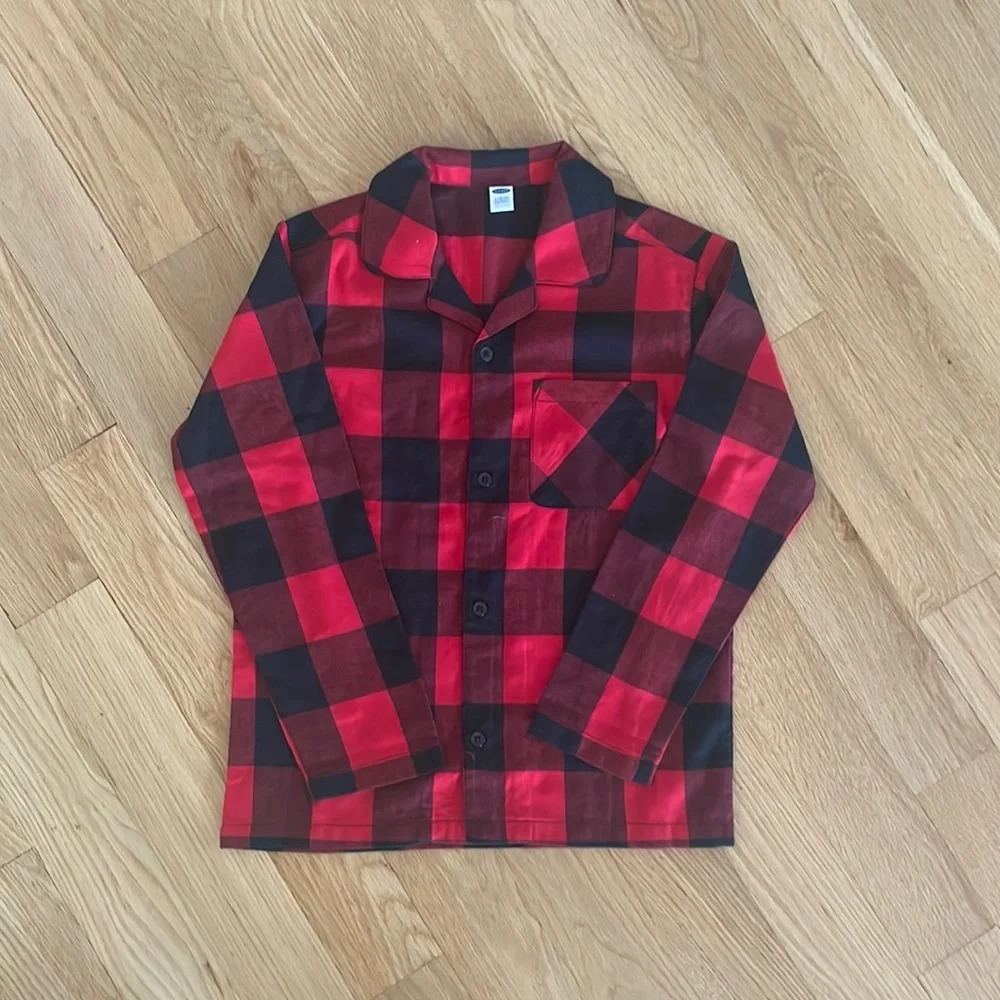Old Navy Buffalo Plaid Pajama Top